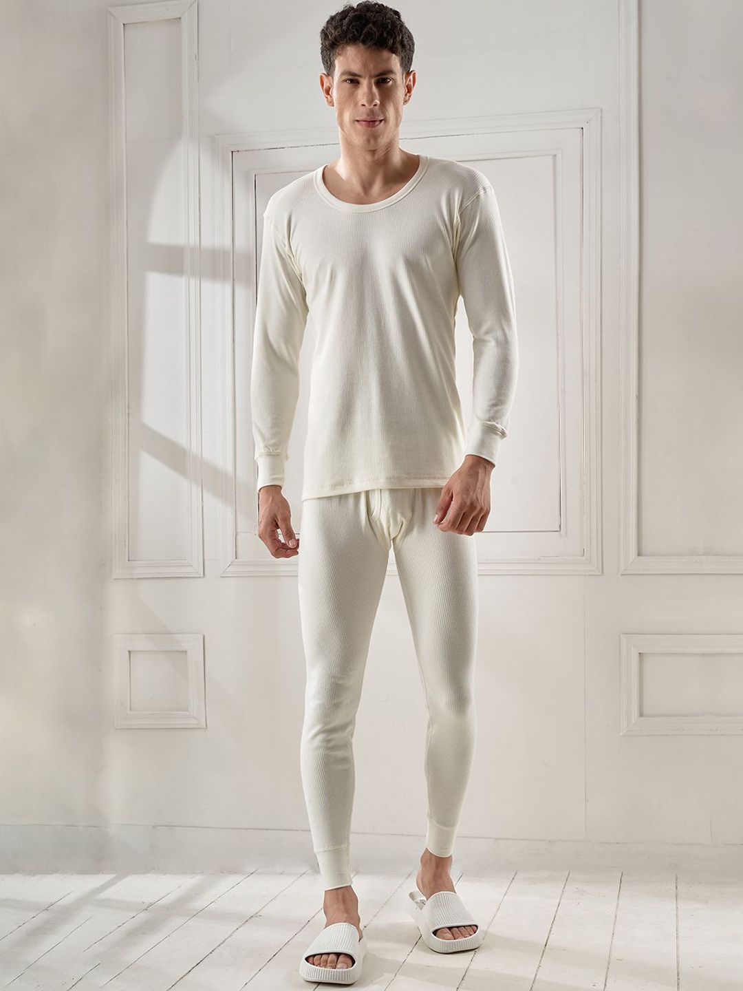 INFERNO Men Striped Thermal Set-picture-19
