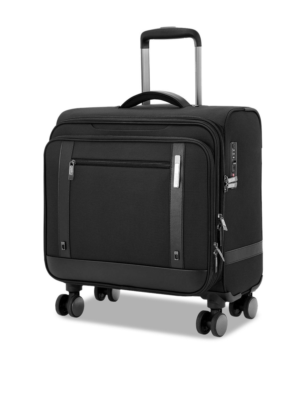 Safari Overnighter Select Falcon Laptop And Detailed Interior Trolley Bag-picture-32