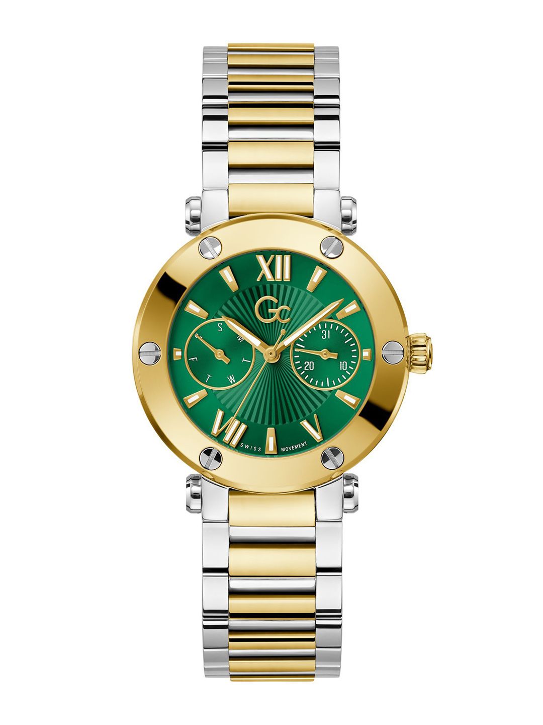 GC Women Patterned Dial & Stainless Steel Straps Analogue Watch Z48003L6MF-picture-23