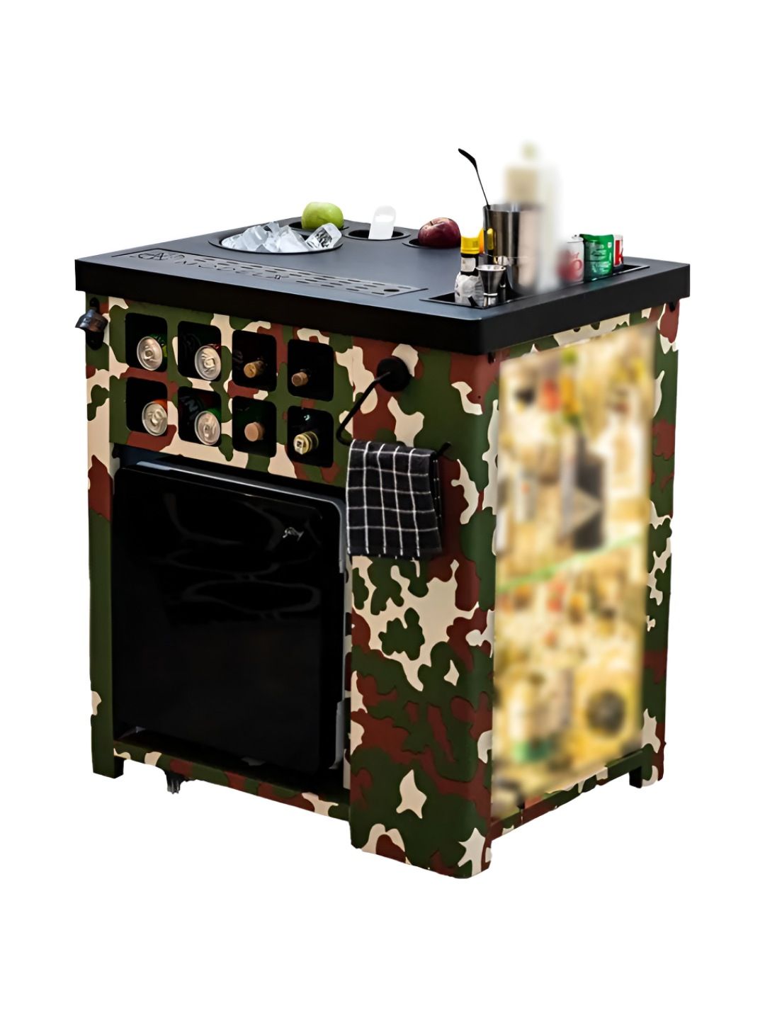 Haus of Bars SpeedX - Model X Printed Green Bar Cabinet-picture-13