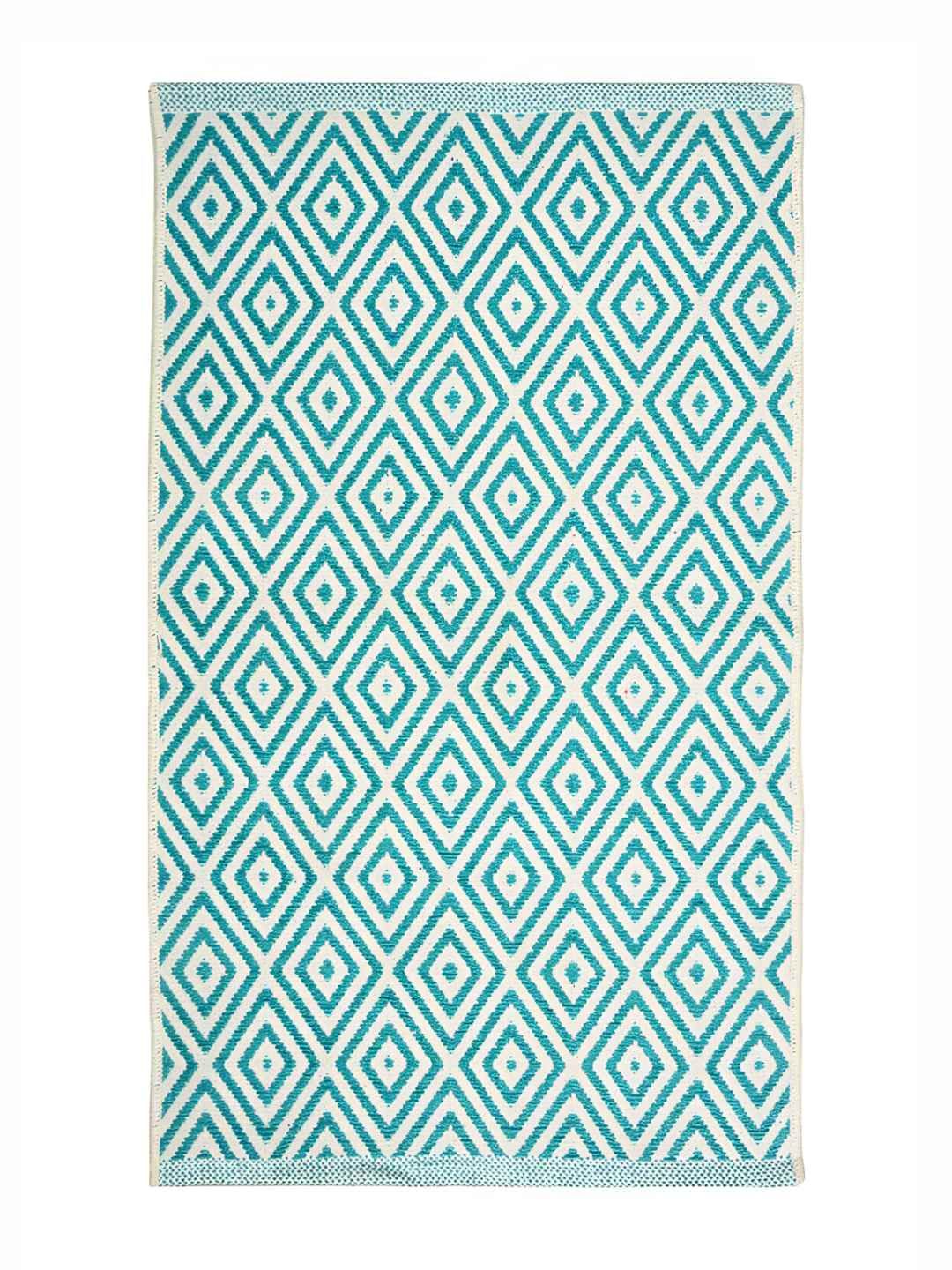 Saral Home Green & White Antiskid Floor Mats & Dhurries-image-48