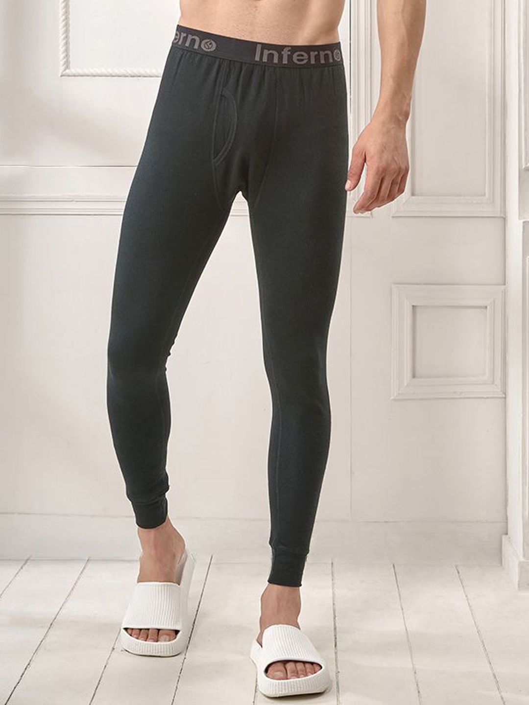 INFERNO Ribbed Mid-Rise Thermal Bottoms-picture-41