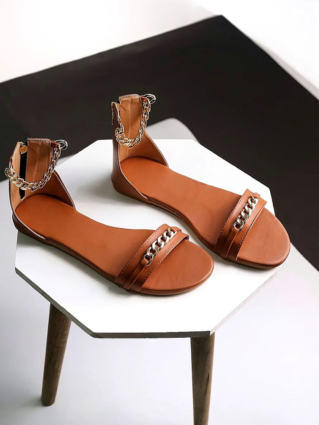 BAESD Women Embellished Open Toe Flats-picture-35