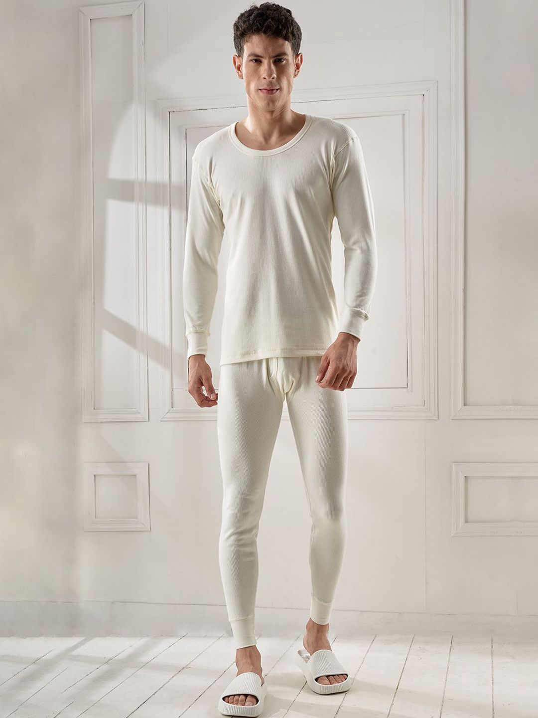 INFERNO Men Striped Thermal Set-picture-28