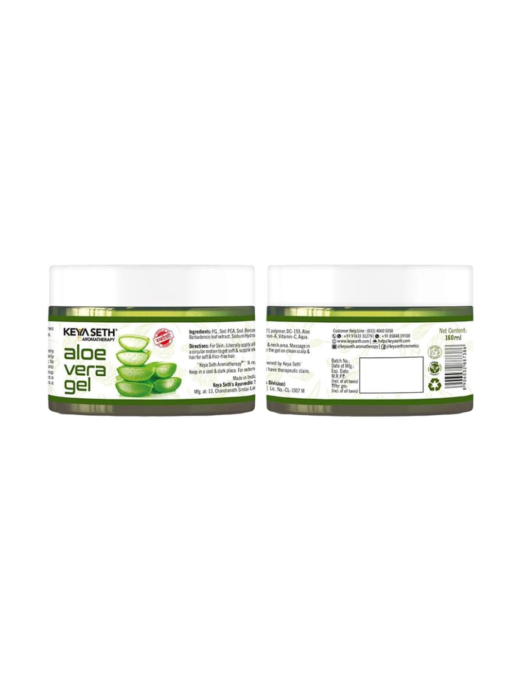 keya seth aromatherapy KEYA SETH Aloe Vera Gel For Glowing & Radiant Skin- 160 ml-picture-25