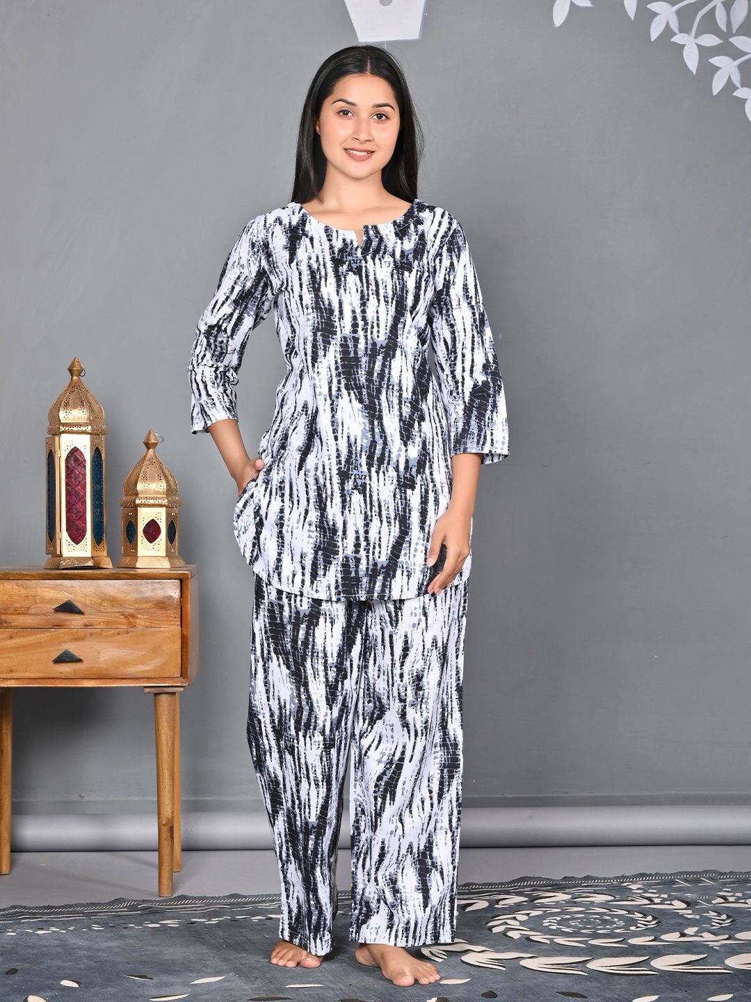 TREND ME Printed Top & Trouser Co-Ord Set-picture-24