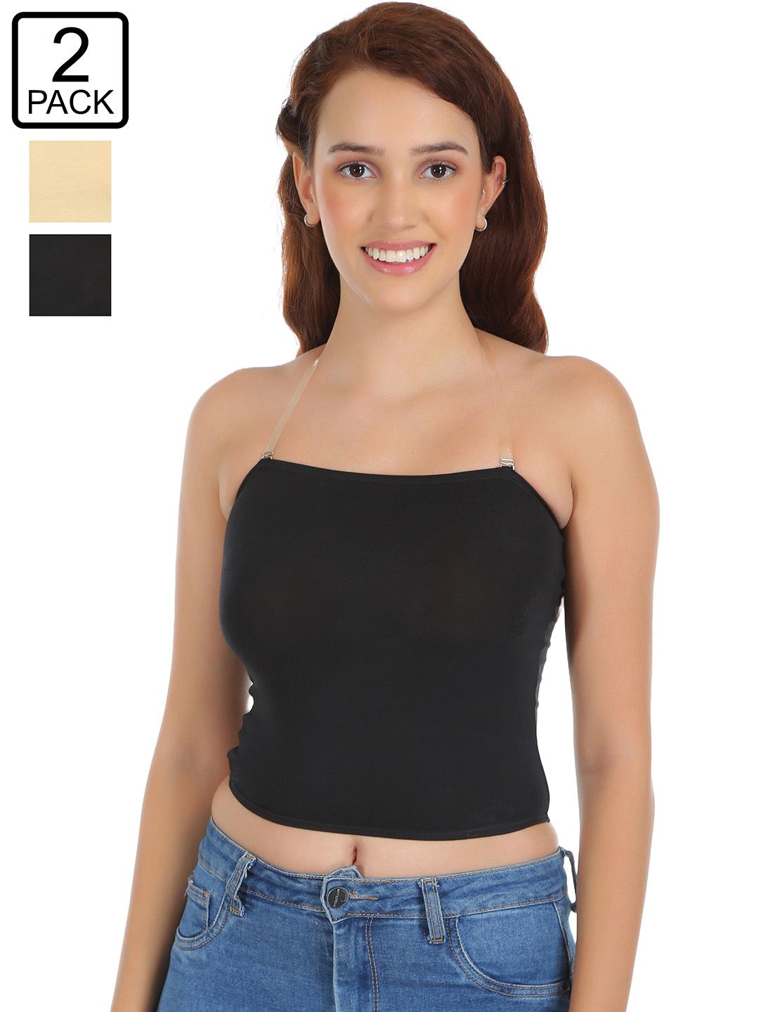 SELFCARE Pack Of 2 Women Non-Padded Camisoles