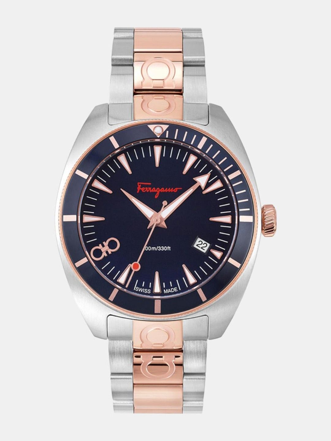 Ferragamo Men Dial & Stainless Steel Bracelet Style Straps Analogue Watch SFMG00521-picture-18
