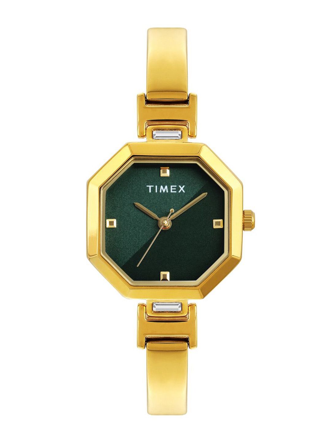 Timex Women Brass Dial & Stainless Steel Bracelet Style Straps Analogue Watch TWEL195SMU02-picture-38