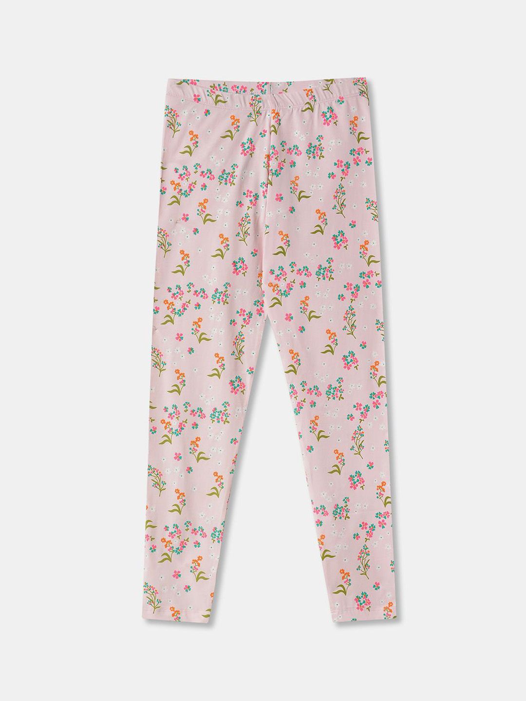 R&B Girls Printed Cotton Ankle Length Leggings-picture-35