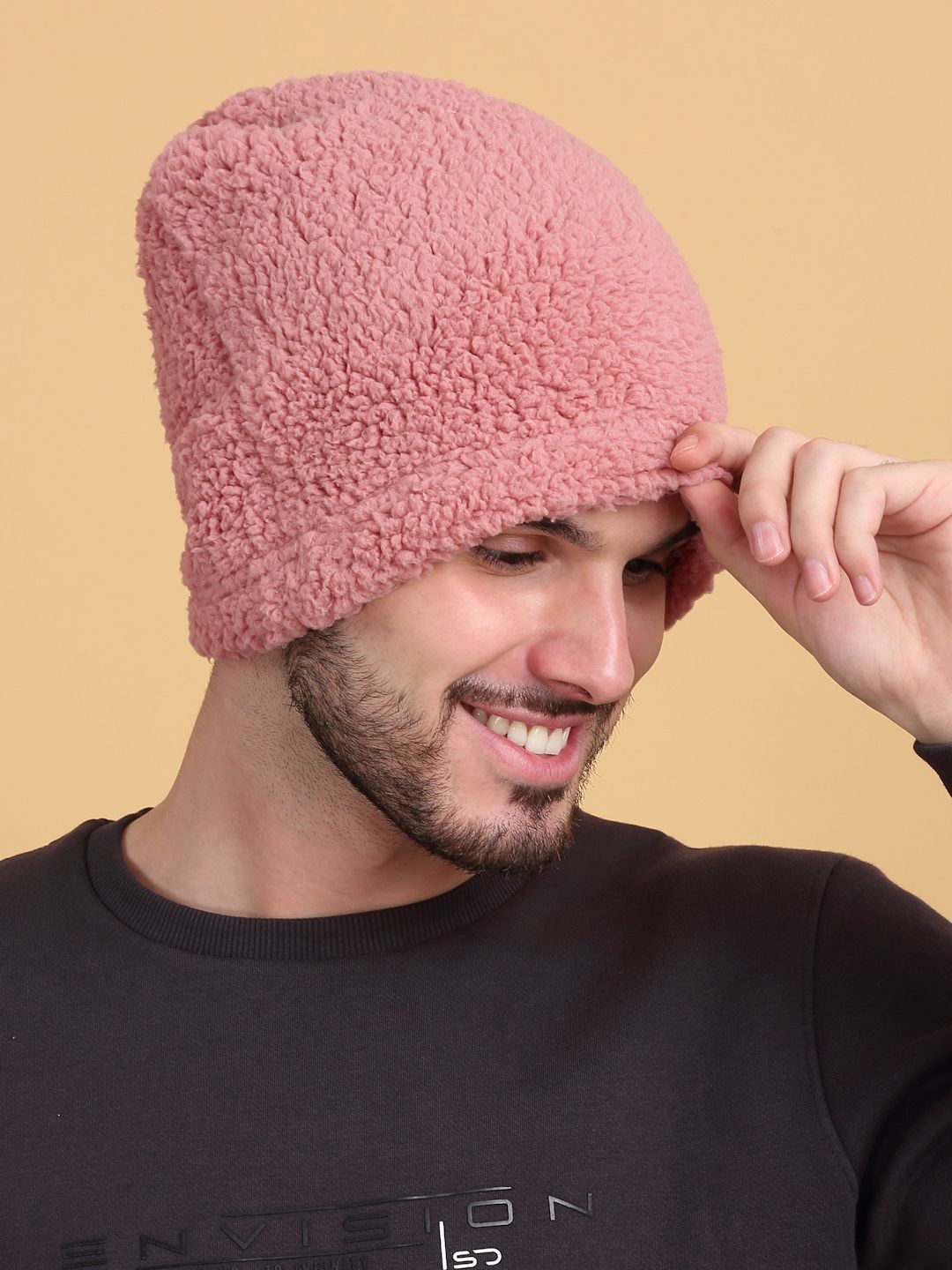 KLOTTHE Men Woollen Beanie Caps-picture-31