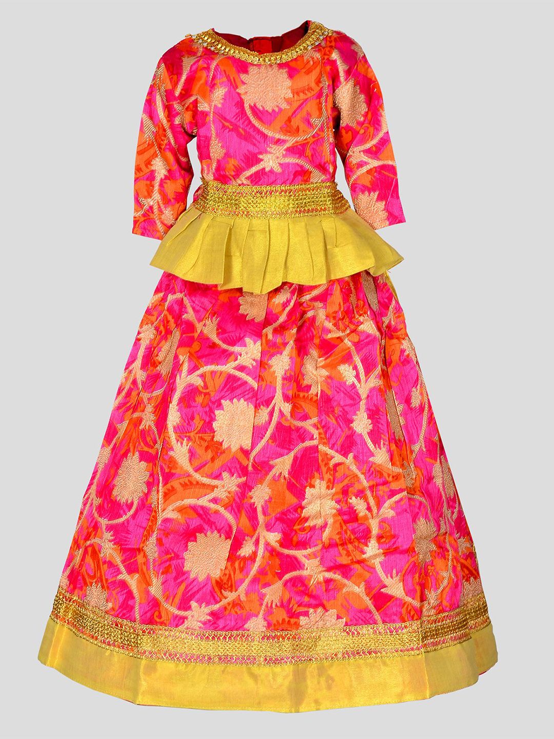 BAESD Girls Embellished Sequinned Ready to Wear Lehenga &-picture-17
