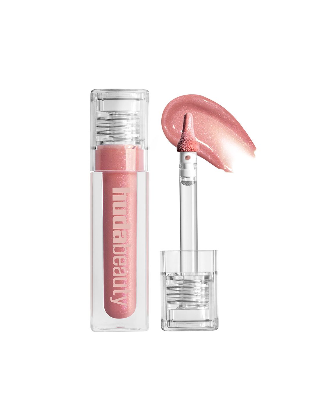 Huda Beauty Icy Nude Faux Filler Ultra Shine Lip Gloss 3.9 ml - She Flirty-picture-14