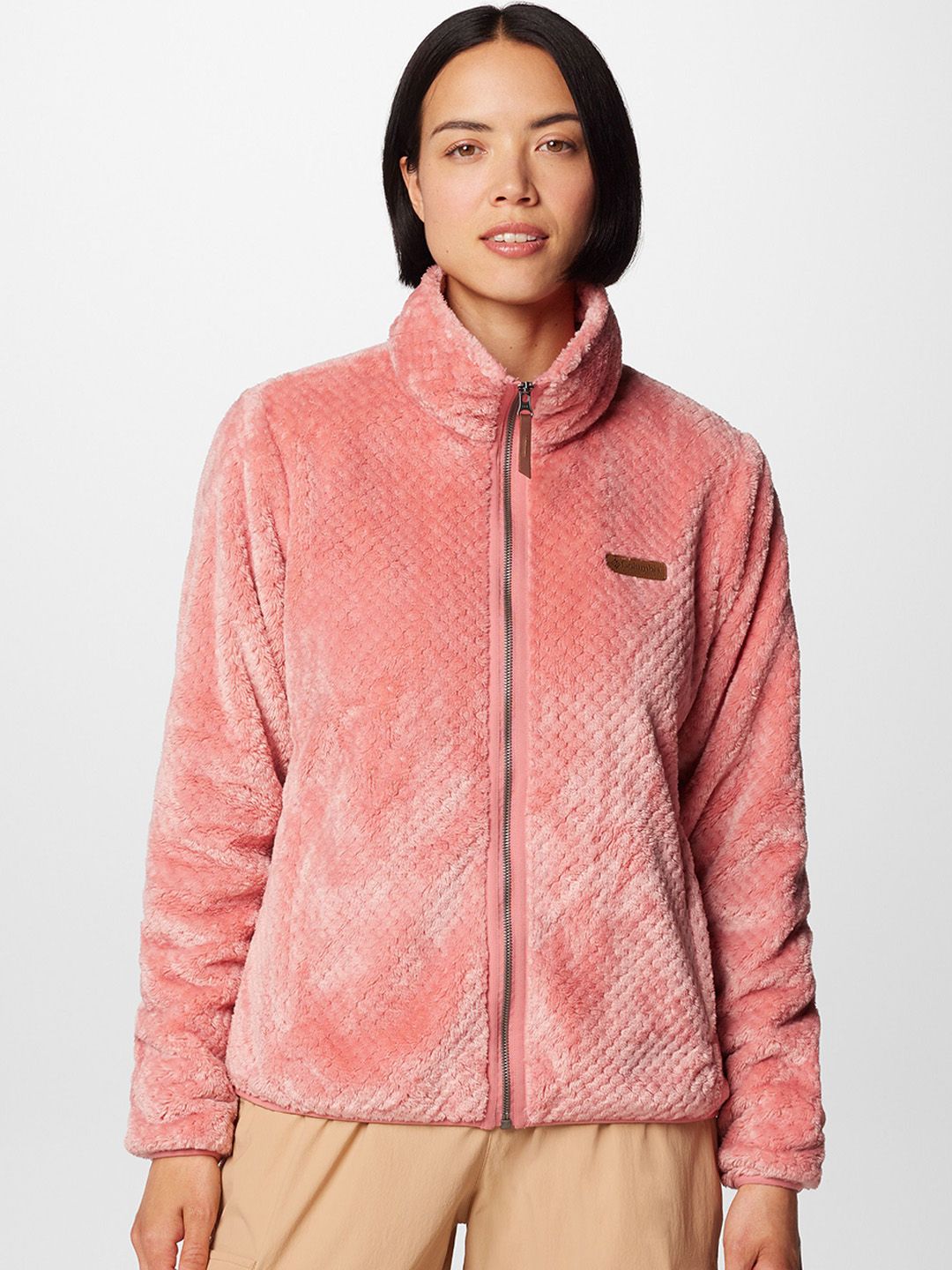 Columbia Women Solid Sherpa Open Front Jacket-image-32