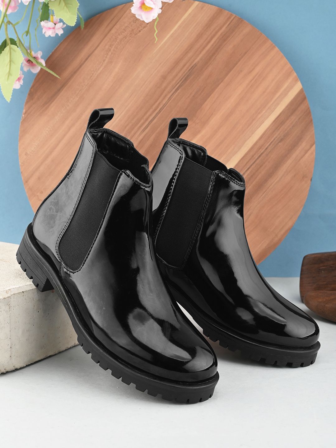 The Roadster Lifestyle Co Women Block Heeled Boots-picture-23