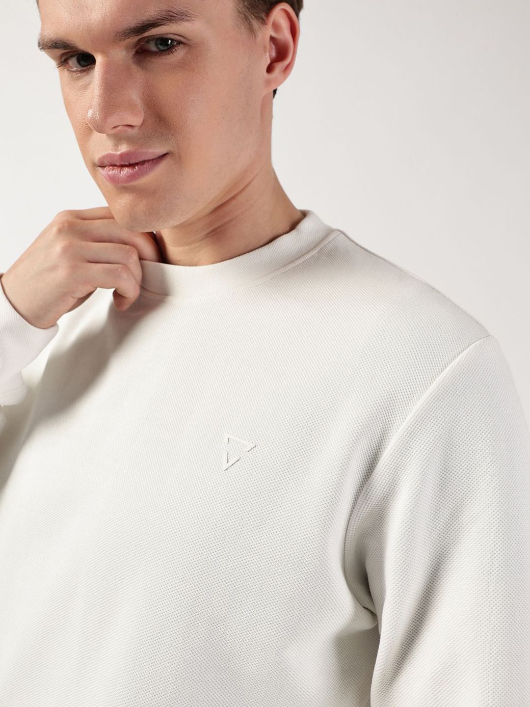 Thomas Scott Men Anti Odour Solid Round Neck Pullover Sweatshirt-picture-23