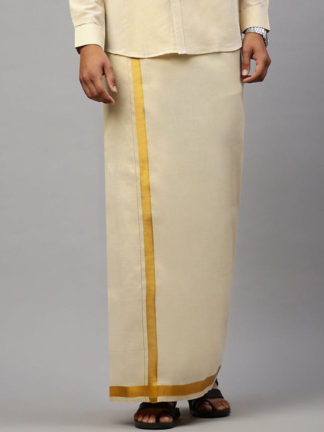 Ramraj Men Solid Adjustable Dhoti-picture-49