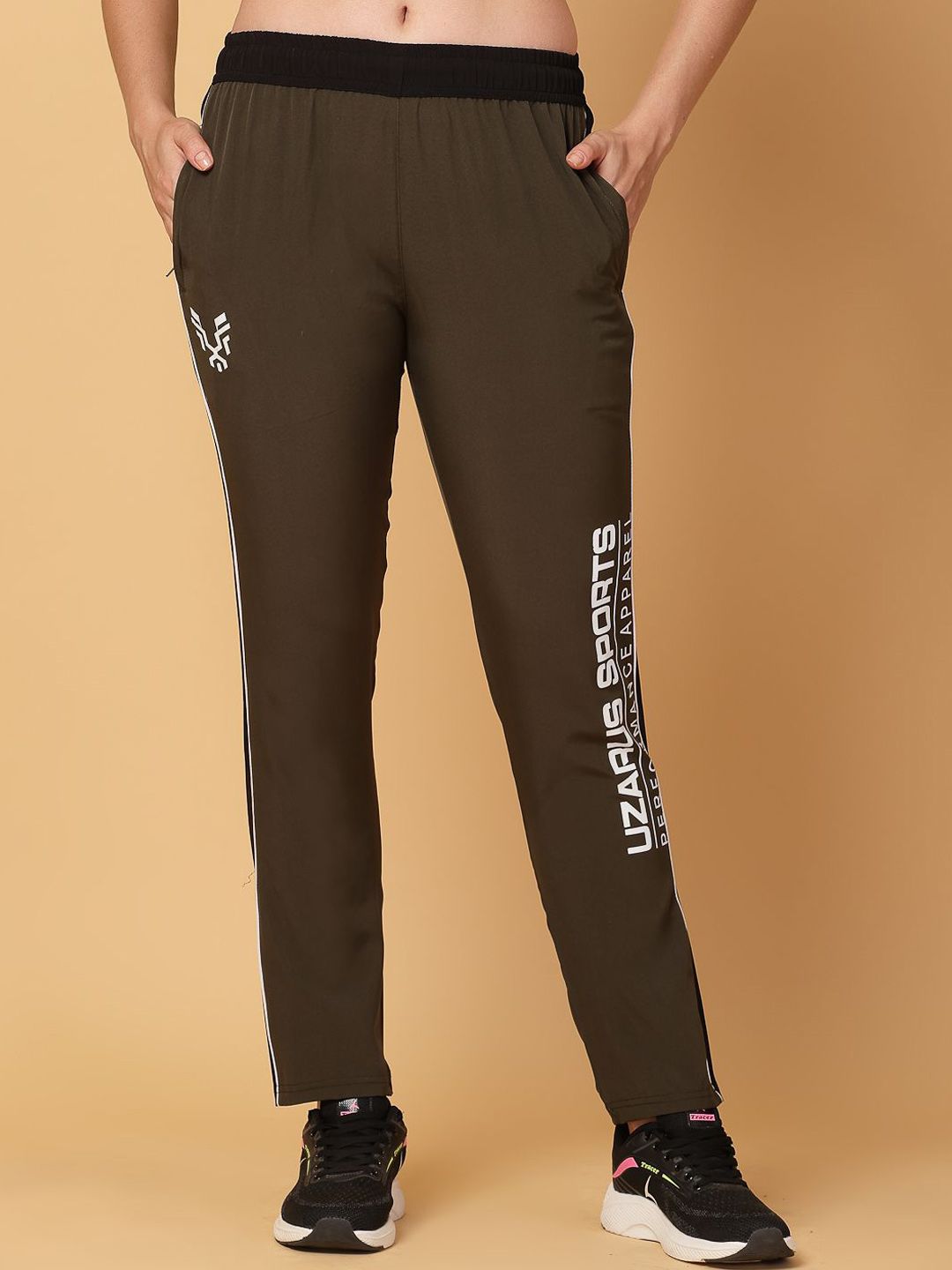 UZARUS Women Mid Rise Track Pants-image-47