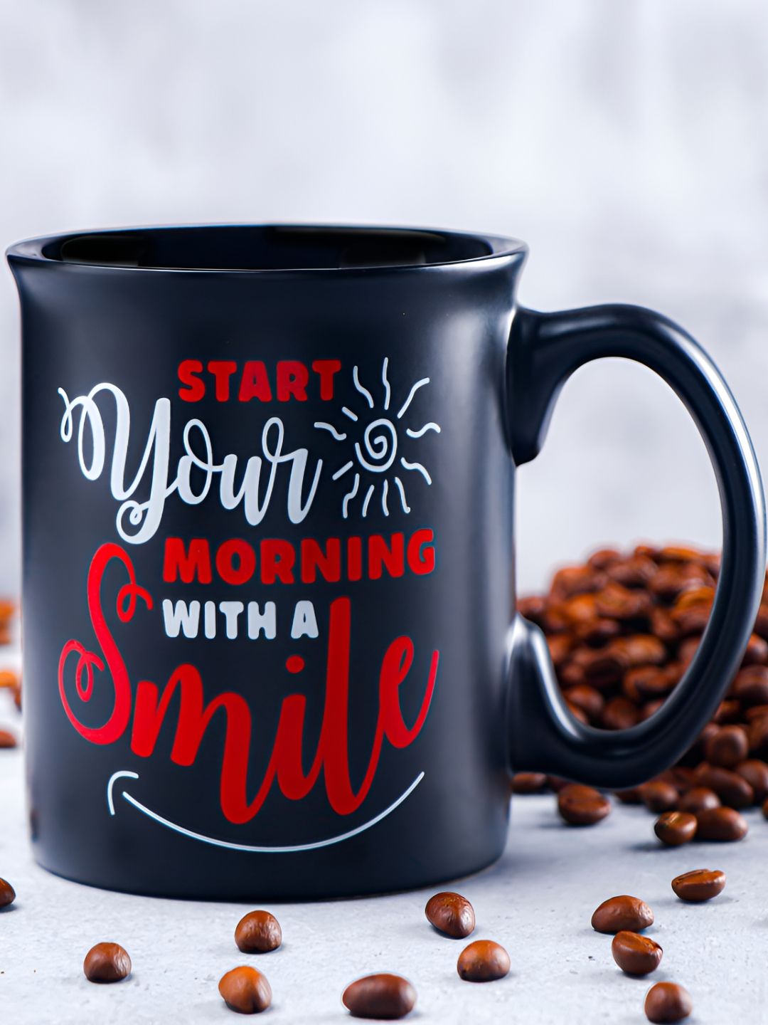 Archies Black & White Quotation Printed Ceramic Corporate Mug-picture-39