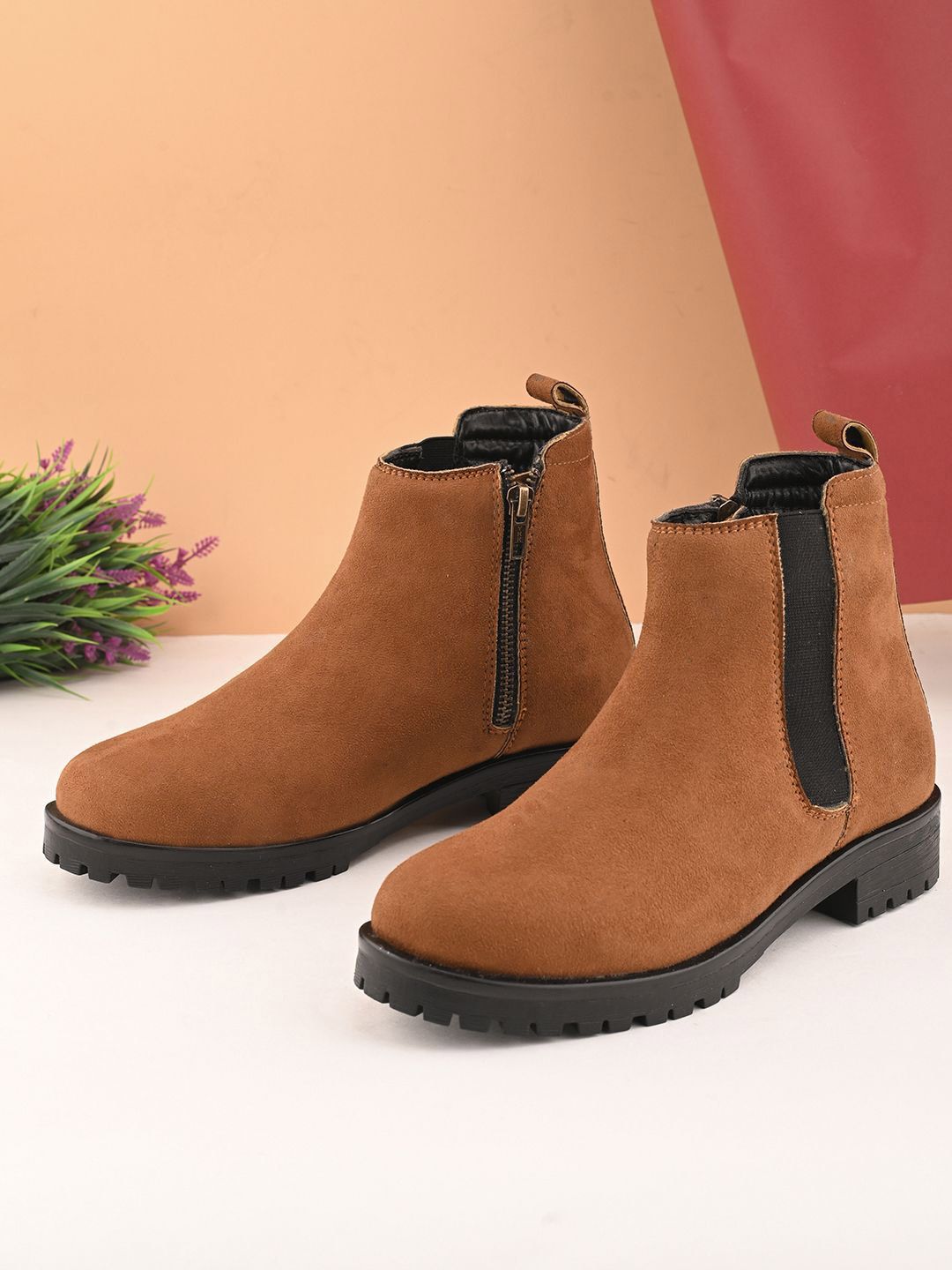 The Roadster Lifestyle Co Women Mid Top Boots-image-0