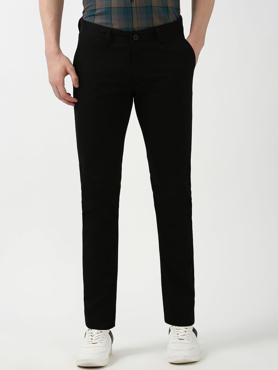 Peter England Casuals Men Skinny Fit Trousers-picture-15