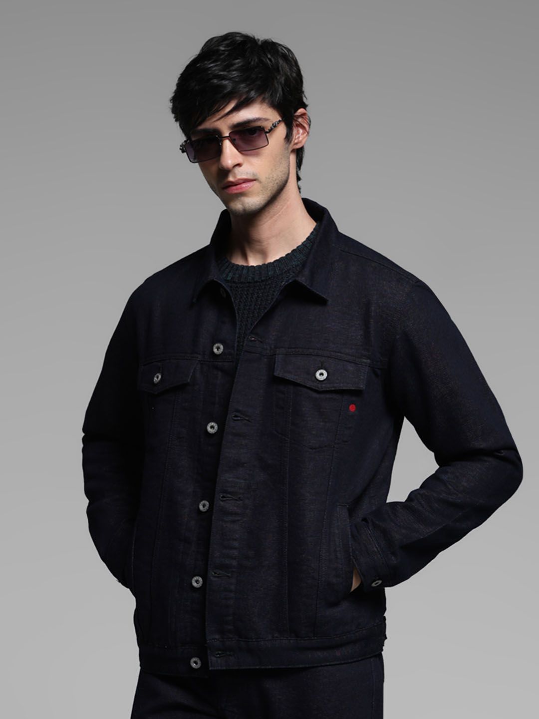 Jack & Jones Men Denim Jacket with Patchwork-picture-18