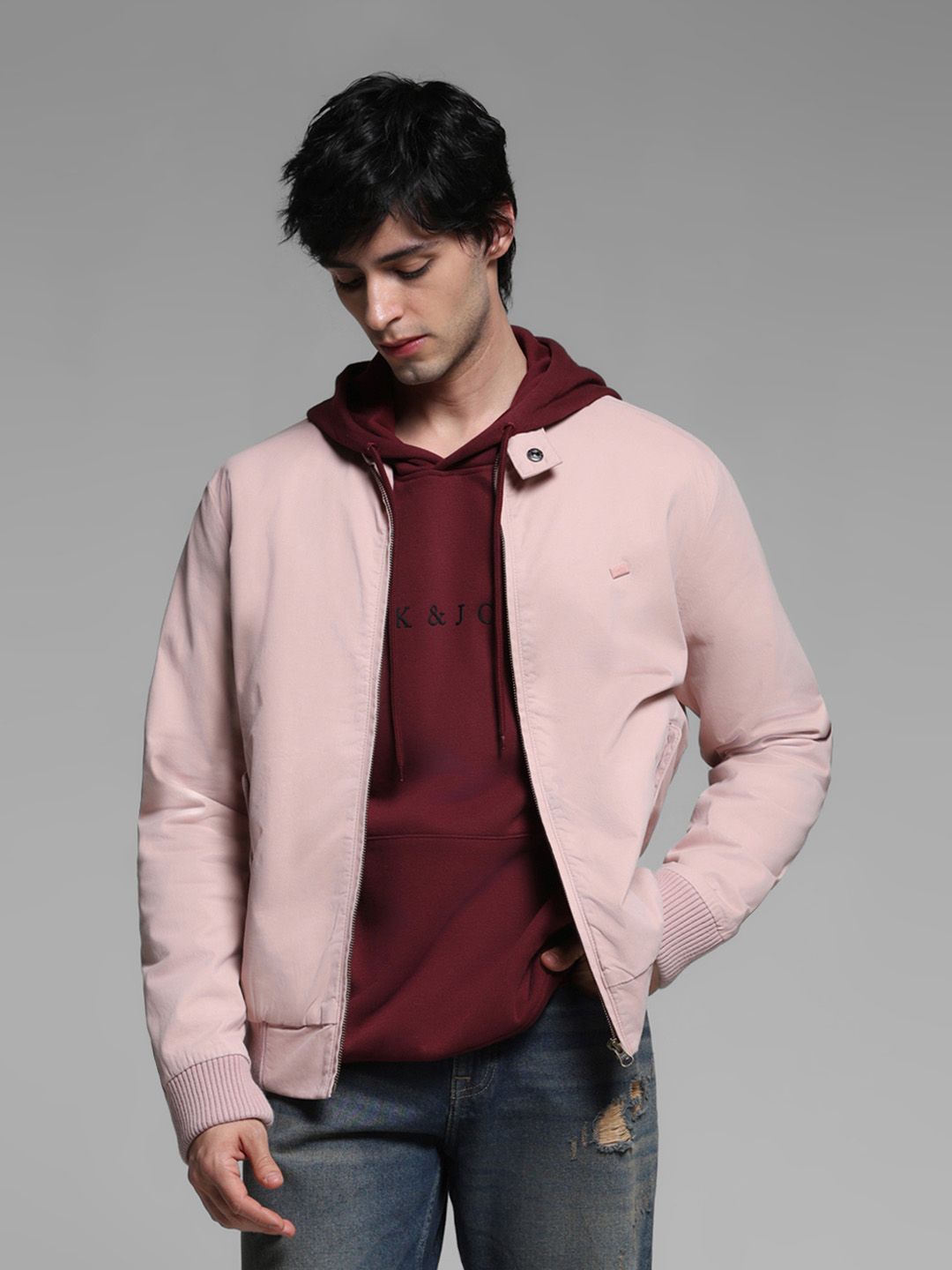 Jack & Jones Men Bomber Jacket-image-4