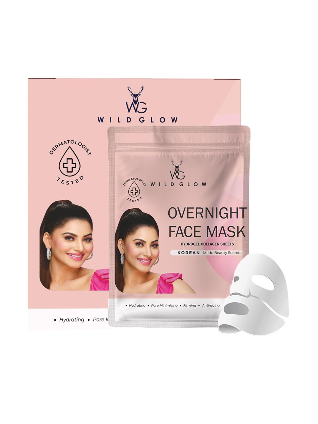 Wildglow Overnight Face Mask Hydrogel Collagen Sheets-image-18