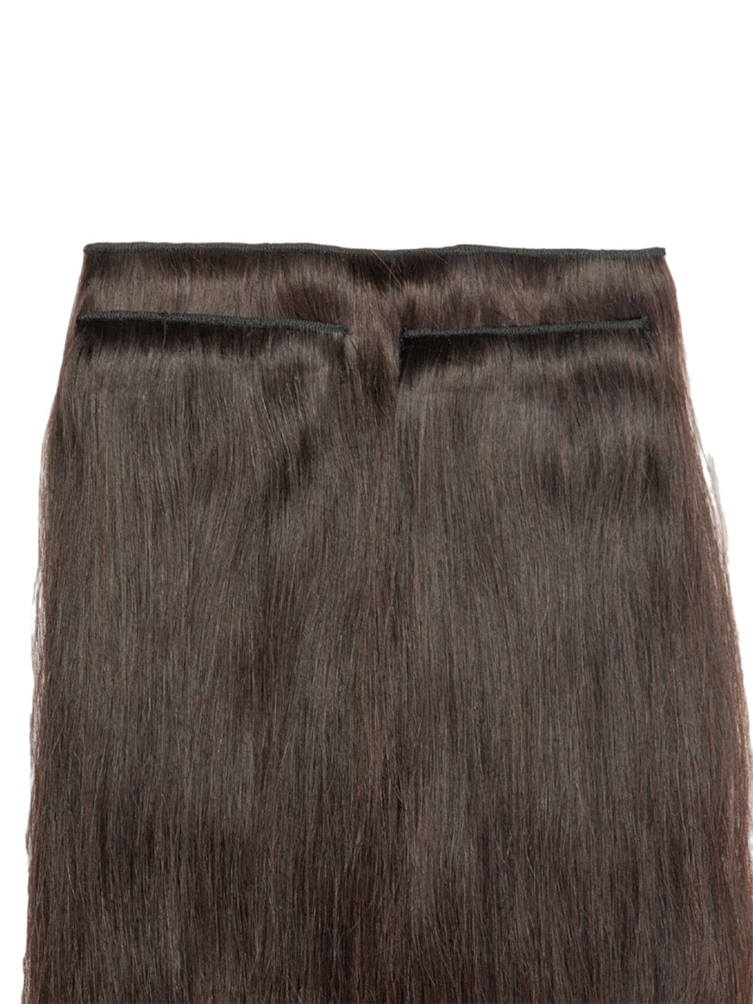 GEMERIA HAIR Set of 3 Clip-In Straight Locks Hair Extension - Dark Brown-image-11