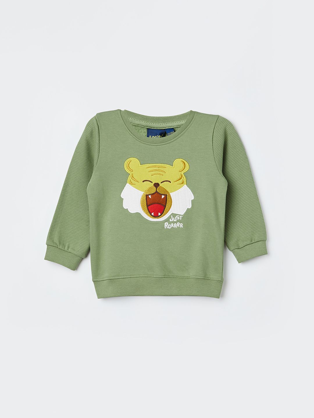 Juniors by Lifestyle Boys Graphic Printed Round Neck Cotton Pullover Sweatshirt-picture-53