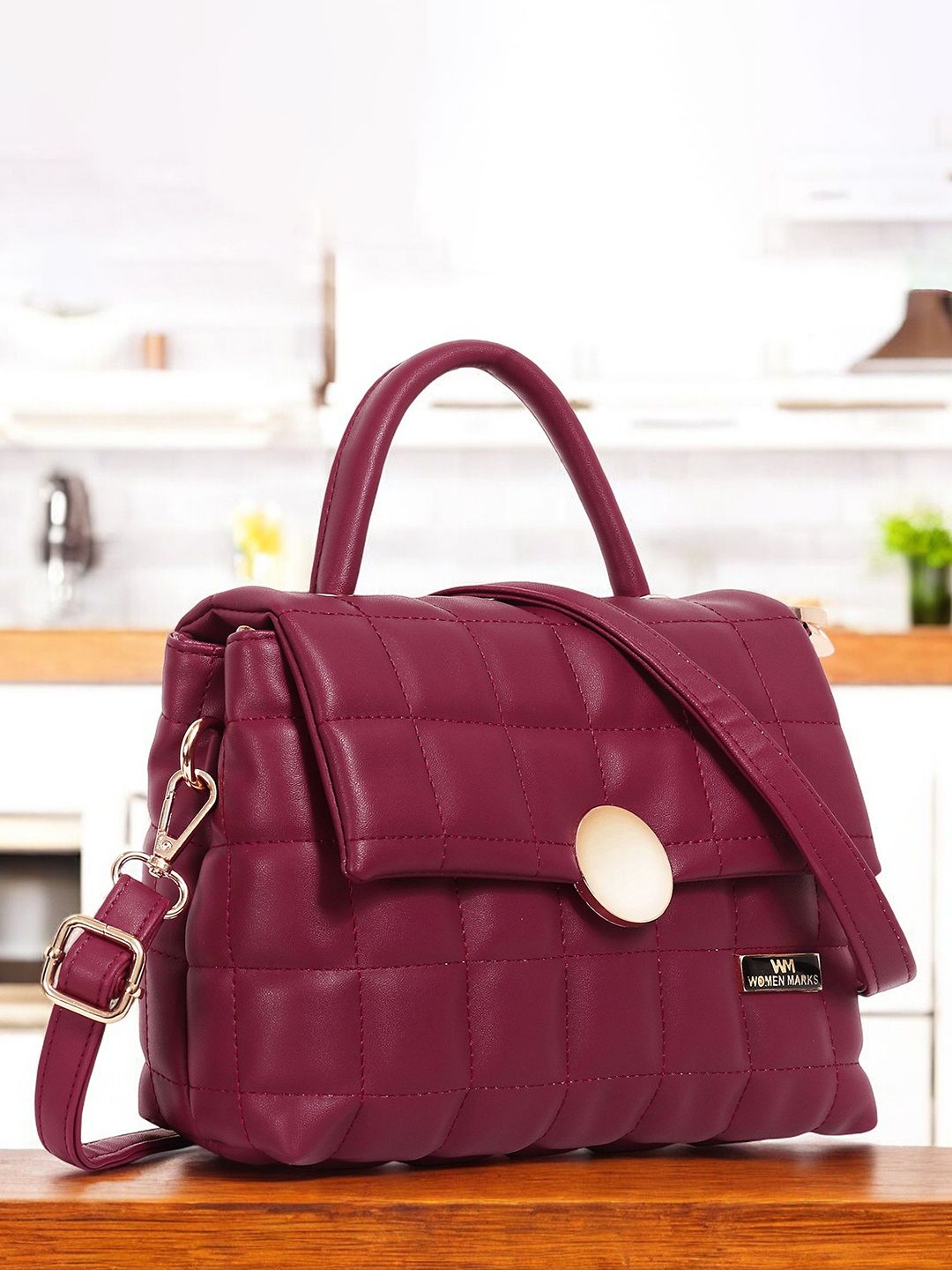 WOMEN MARKS Striped PU Sling Bag-picture-26