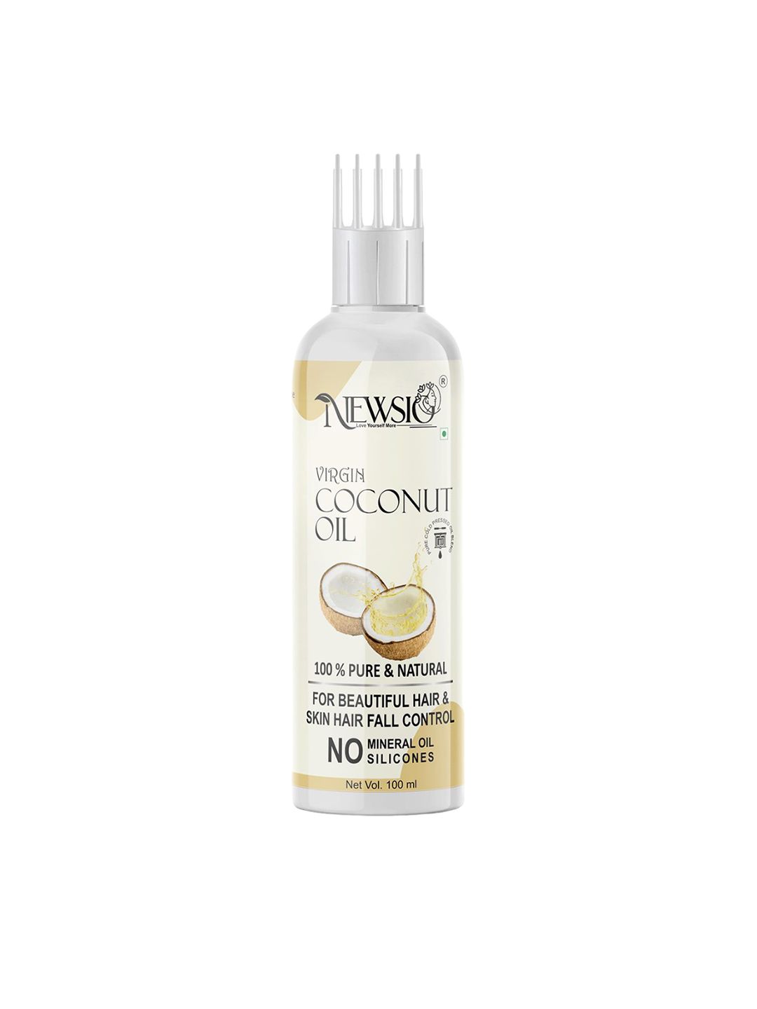 Newsio 100% Pure & Natural Coconut Oil - 100 ml-image-1
