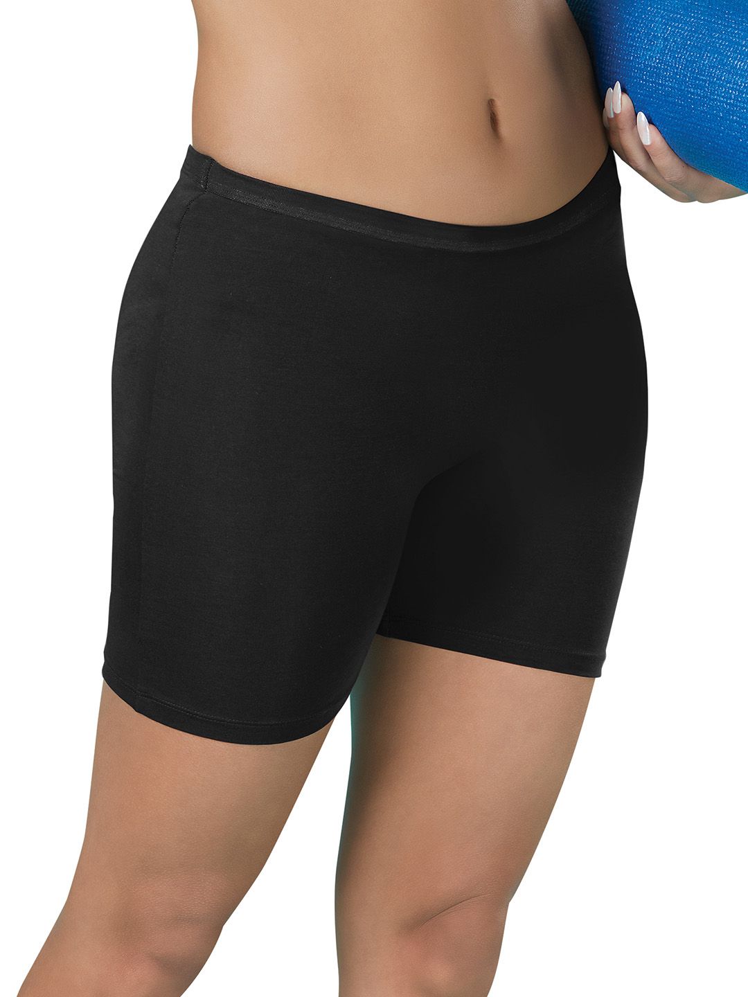 Sonari Mid-Rise 2in1 Sports Period Panties fabpadblackS-picture-40