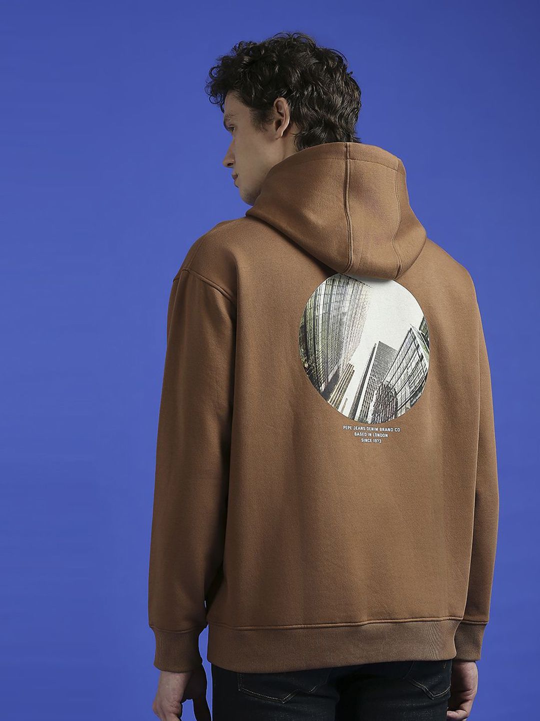 Pepe Jeans Men Graphic Printed Hood Cotton Pullover Sweatshirt-picture-27