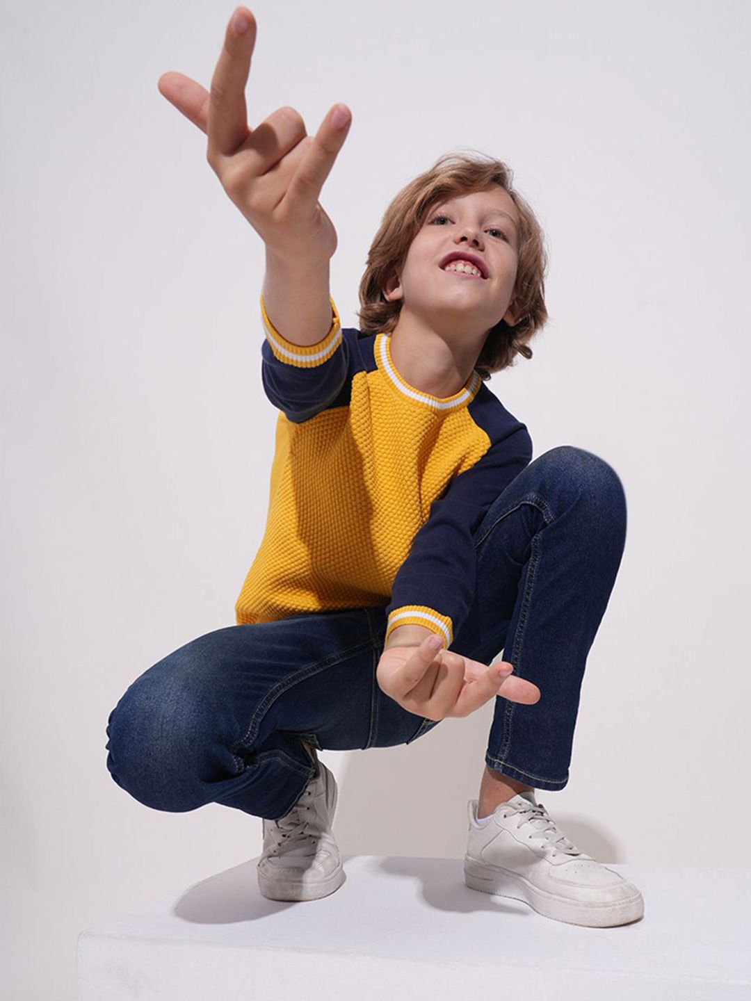 Jack & Jones Junior Boys Colourblocked Pullover-picture-27