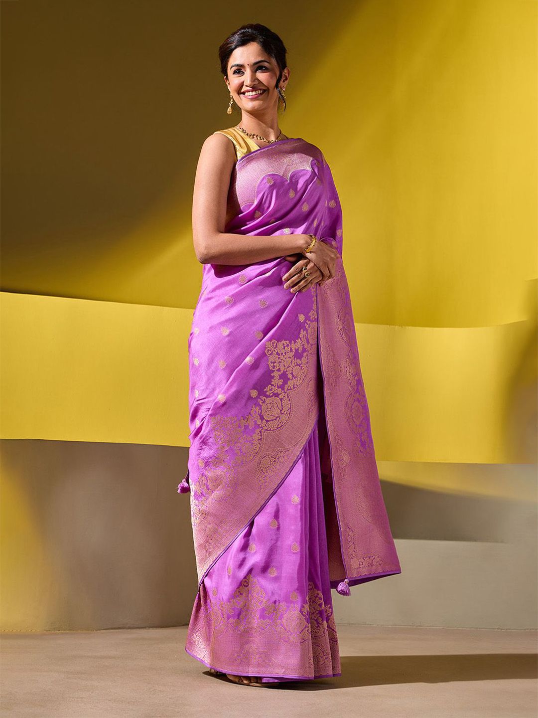 Taneira Woven Design Zari Festive Wear Saree-picture-14