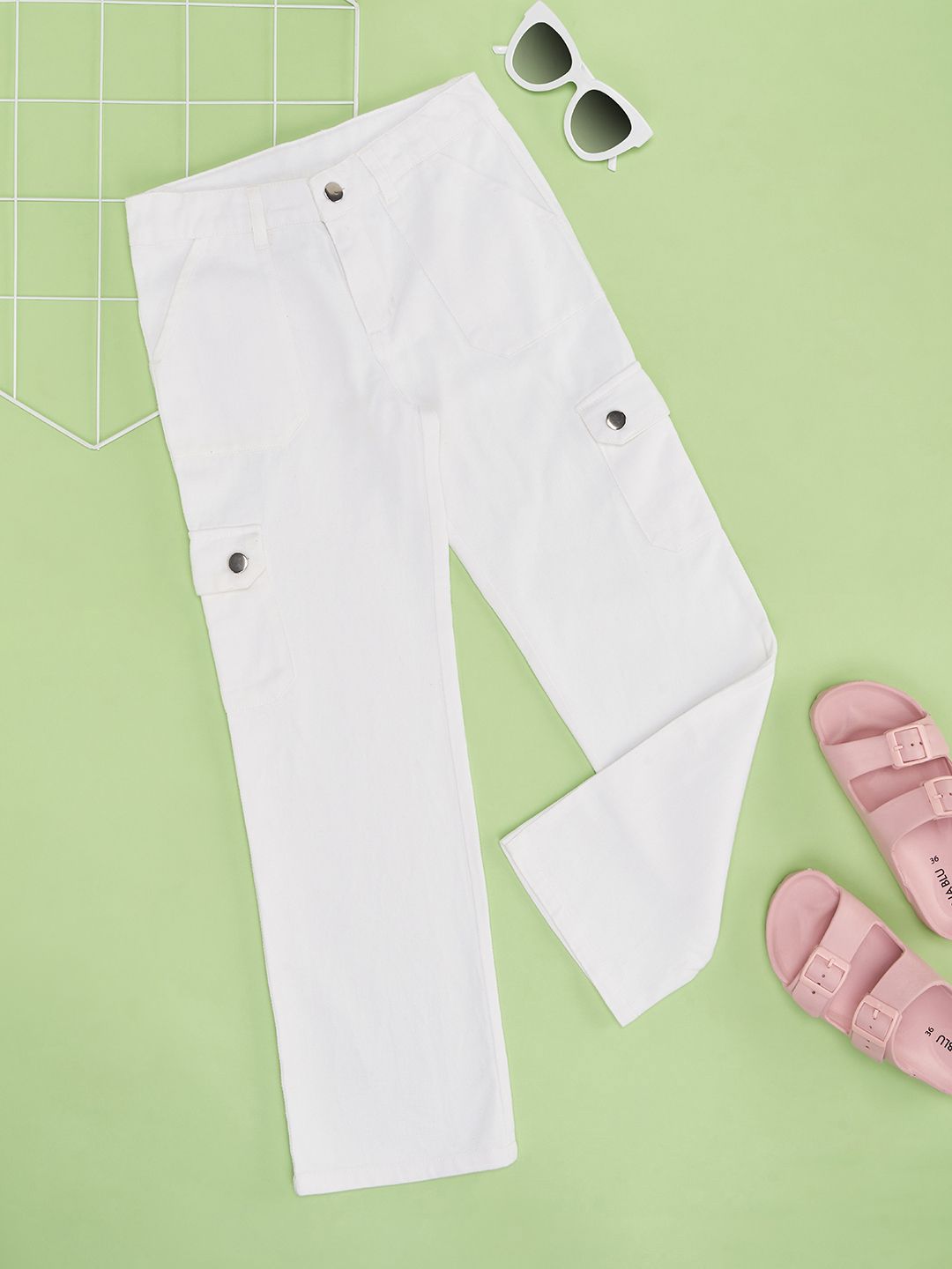 Pantaloons Junior Girls Mid-Rise Trouser-picture-10