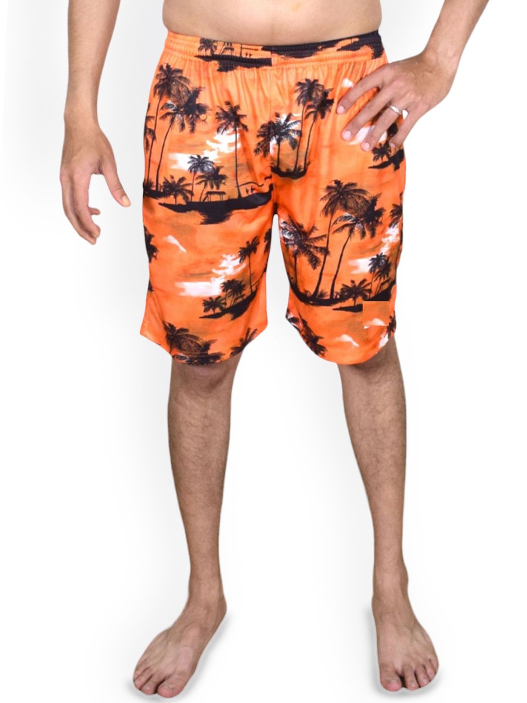 Aqua Holic Men Printed Swim Shorts-image-36