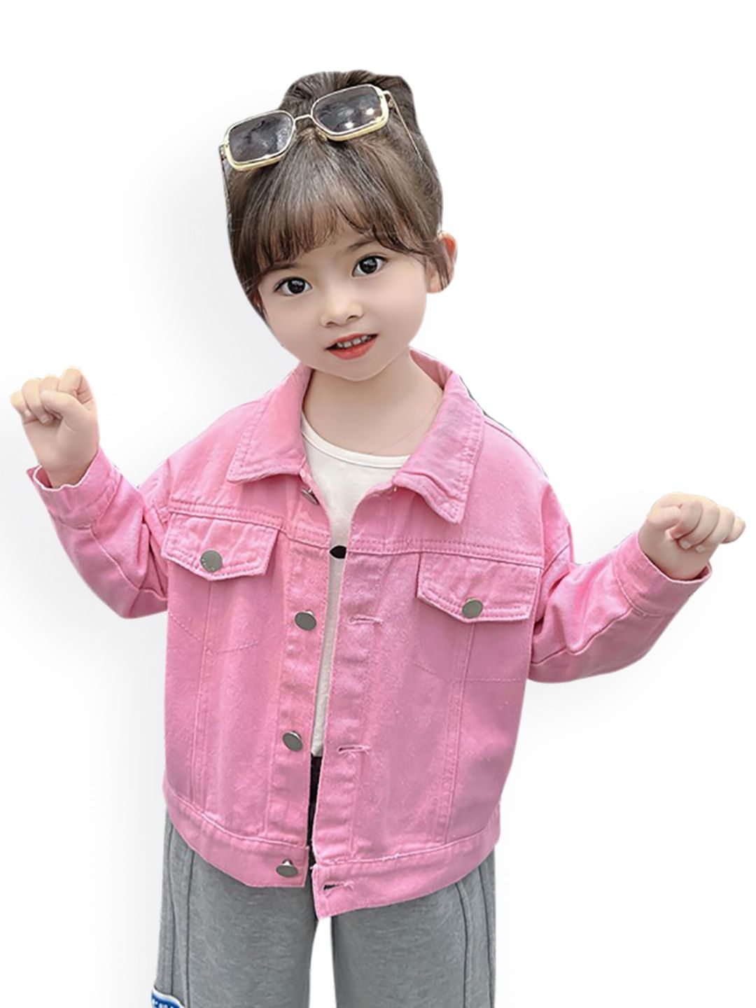 StyleCast x Revolte Girls Outdoor Denim Jacket-image-30