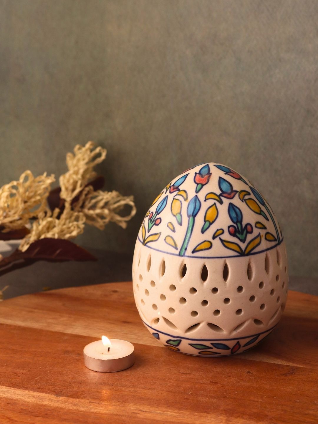 WEAVING HOMES White Printed Ceramic Diffuser-picture-38