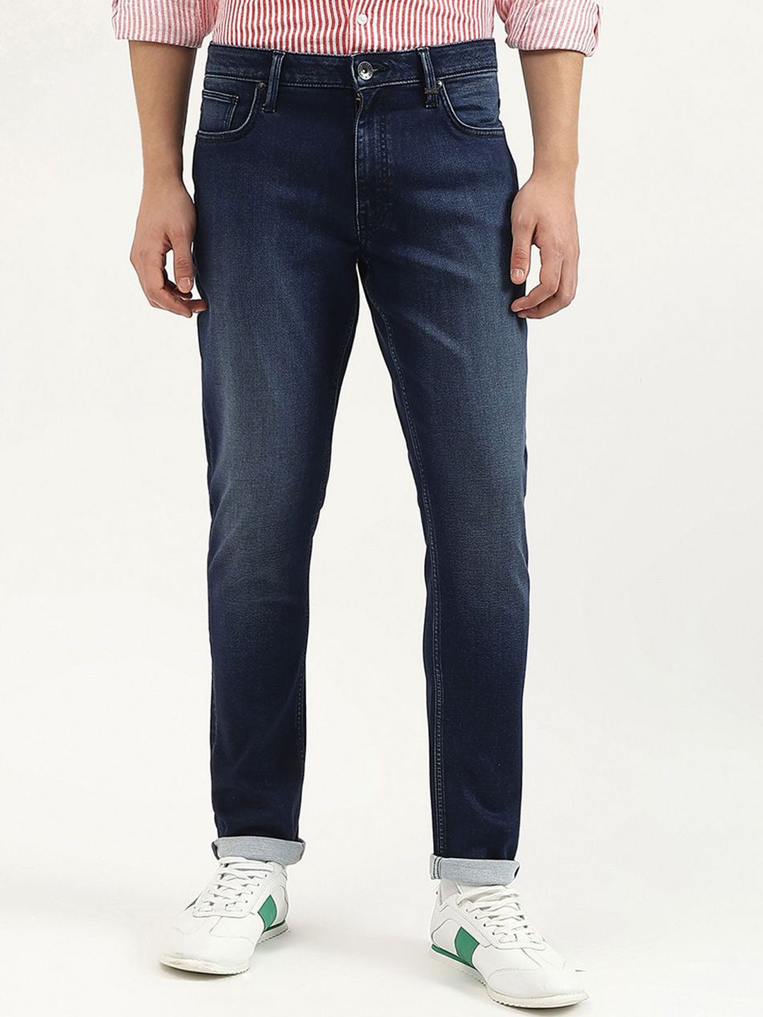 United Colors of Benetton Men Slim Fit Mid-Rise Non Stretchable Jeans-picture-41