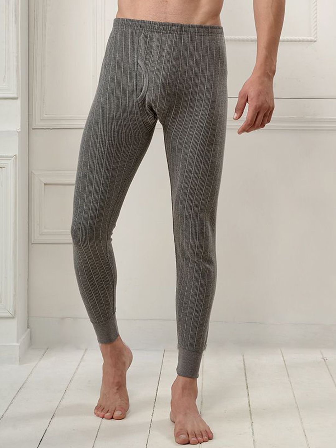 INFERNO Ribbed Men Cotton Thermal Bottoms-picture-32