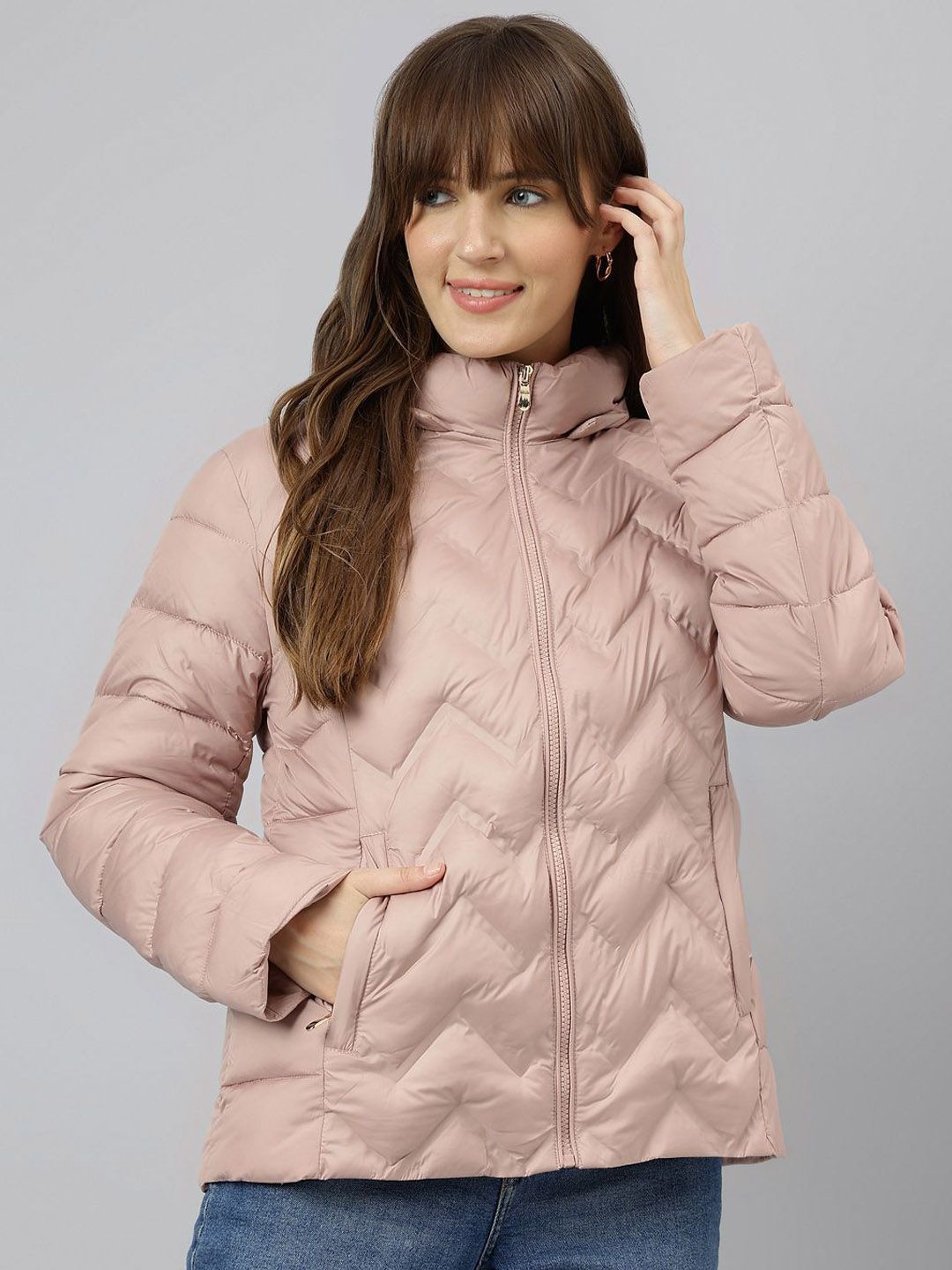 Latin Quarters Women Floral Padded Jacket-picture-13