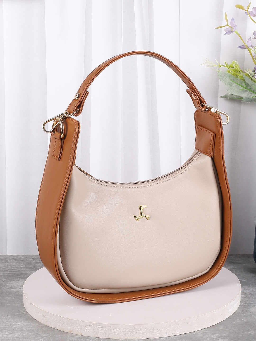 Mochi Half Moon Sling Bag with Tasselled-picture-16