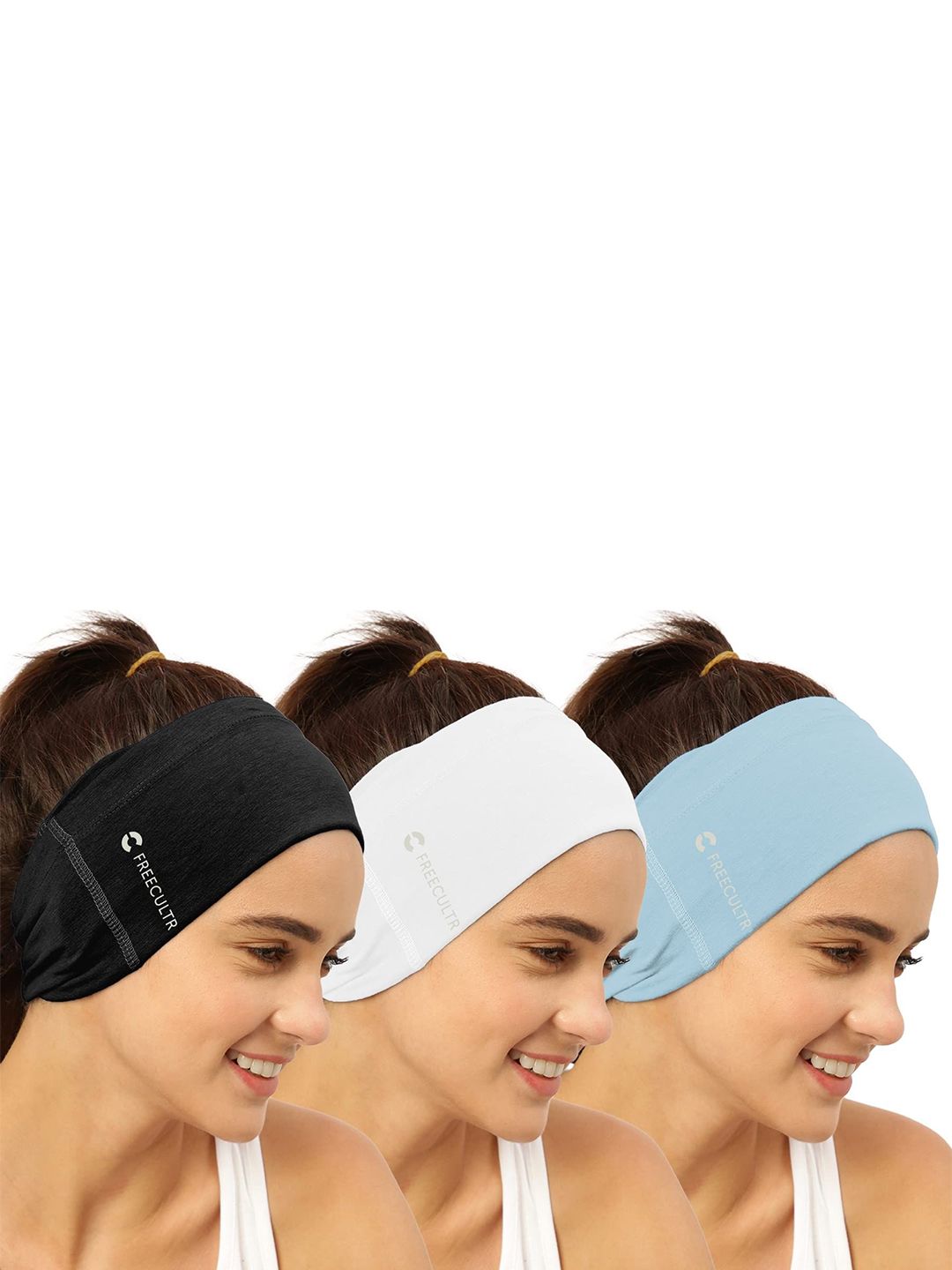 FREECULTR Unisex Pack of 3 Bandana Headband-image-46