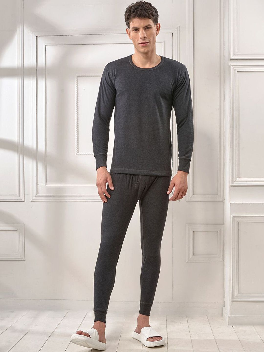 INFERNO Men Striped Cotton Thermal Set-picture-20