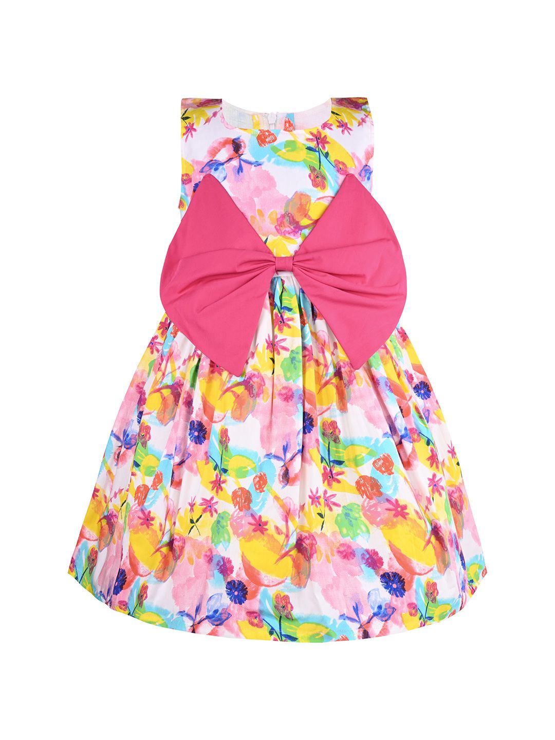 Wish Karo Girls Floral Print Fit & Flare Dress-picture-13