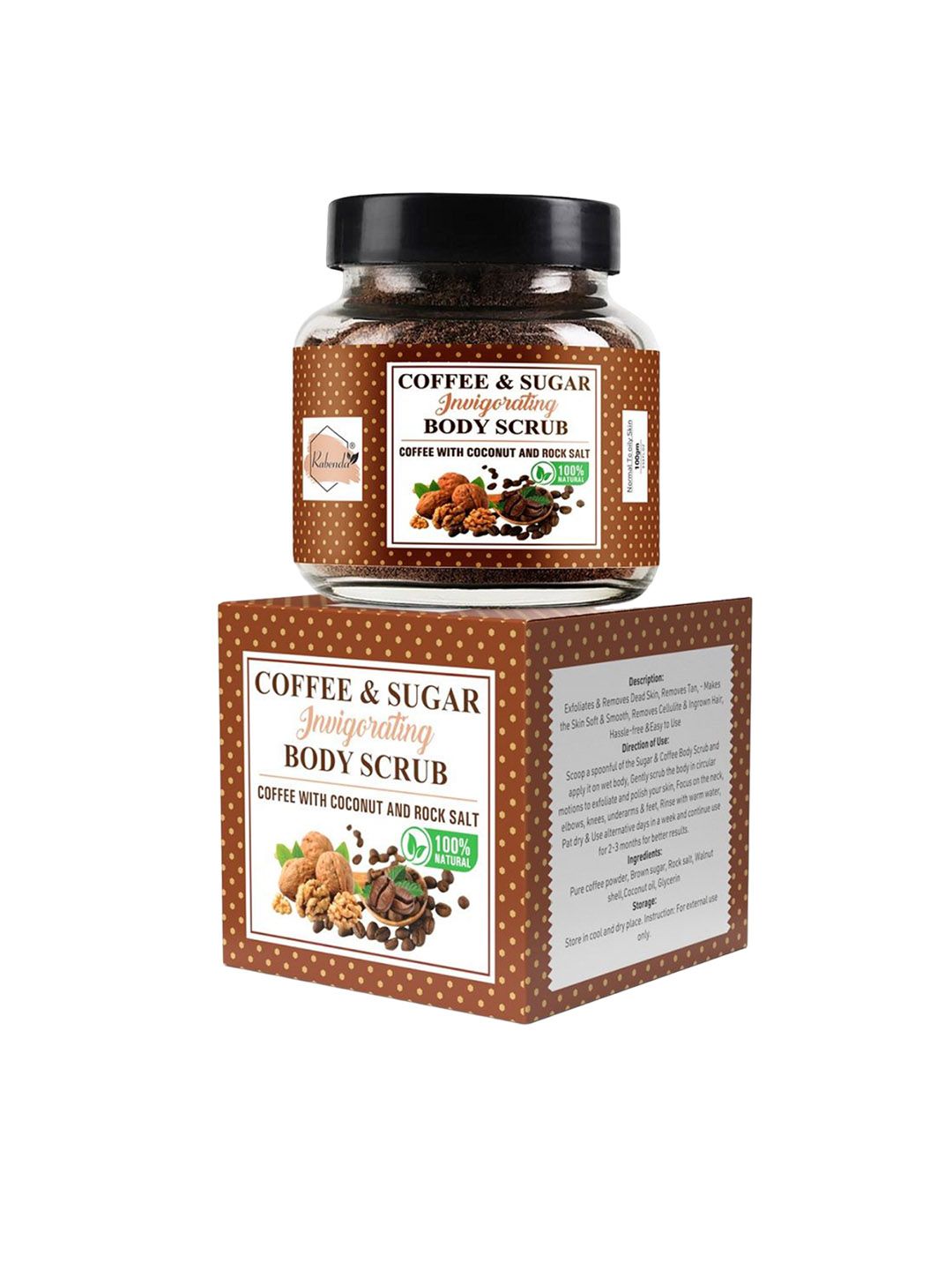 Rabenda Coffee & Sugar Invigorating Body Scrub - 100 g-image-23