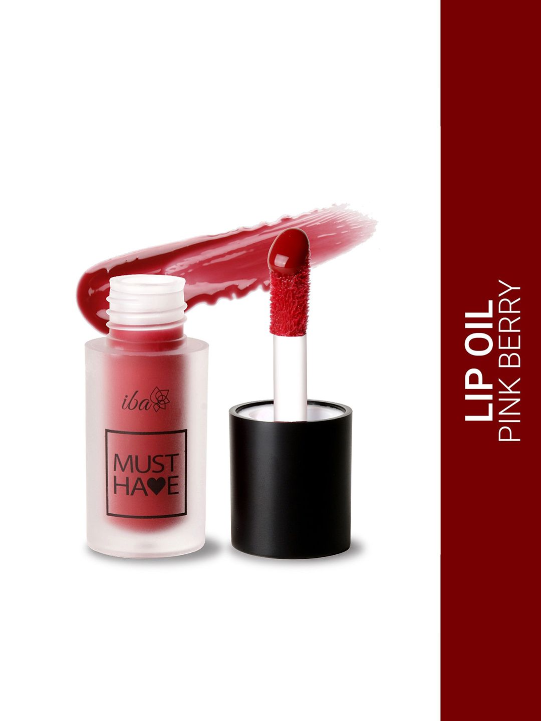 Iba Must Have High Shine Lip Oil with Vitamin C - 2.6 ml - 03 Pink Berry-picture-18