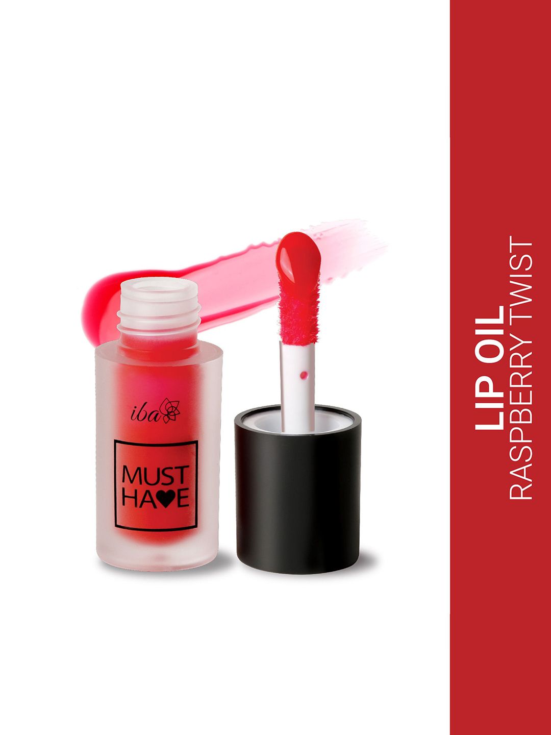 Iba Must Have High Shine Lip Oil with Vitamin C - 2.6 ml - 01 Raspberry Twist-picture-17